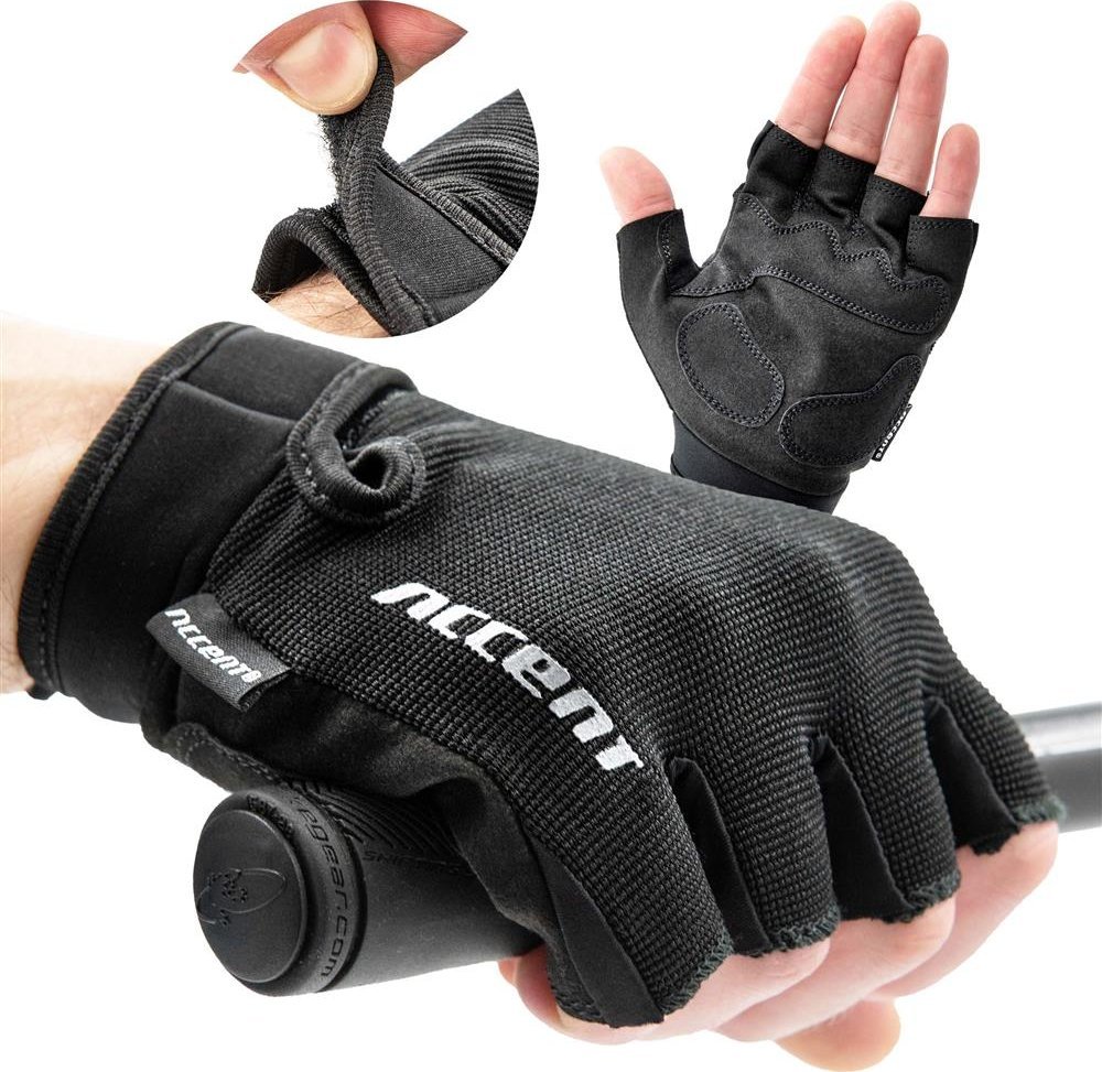 Accent Rękawiczki Bora czarne L