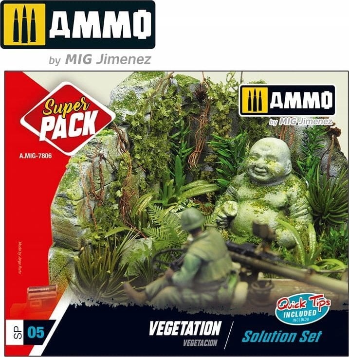 Vallejo Ammo: Super Pack - Vegetation Solution Set