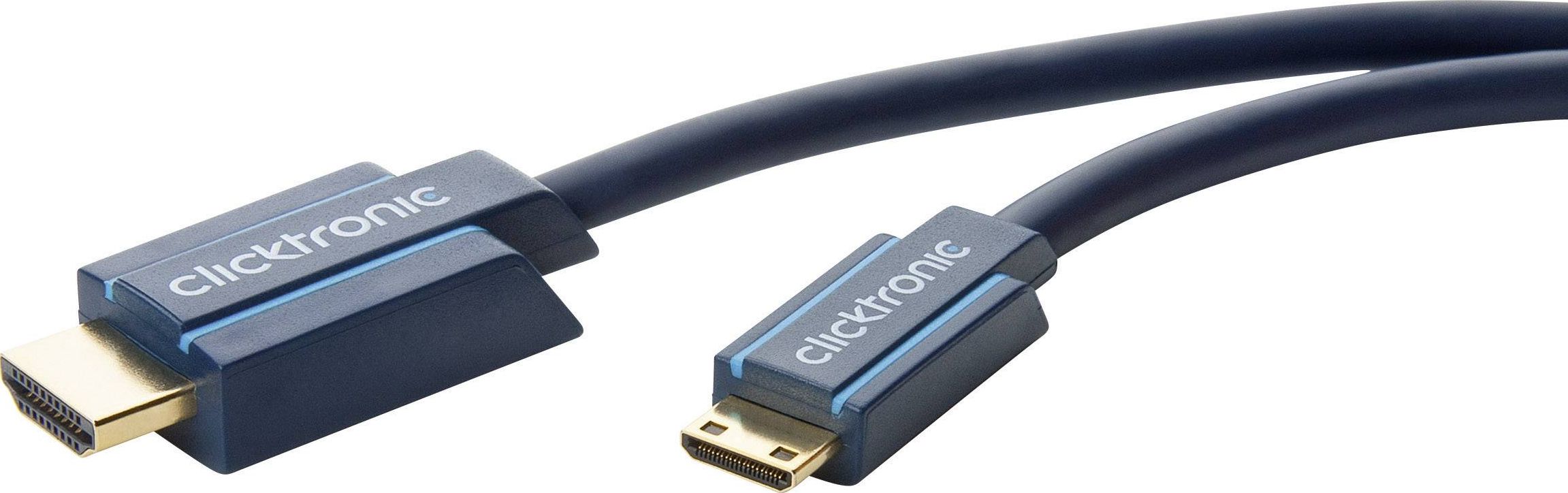 Kabel Clicktronic HDMI Mini - HDMI 2m niebieski (70322)
