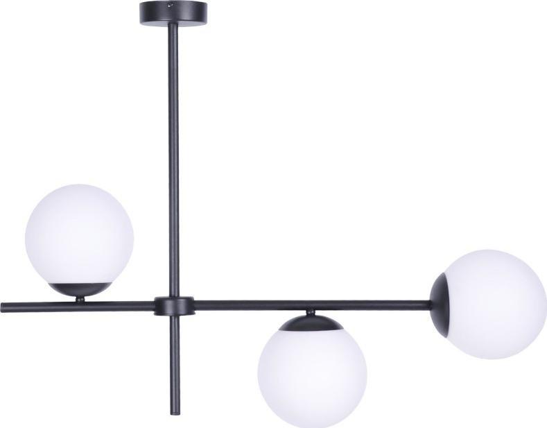 Lampa sufitowa Kaja Czarna lampa sufitowa VUELTA K-4735 szklane kule balls do pokoju