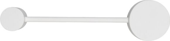 Kinkiet Nowodvorski Kinkiet LED Ready do sypialni biały Nowodvorski ORBIT 7803