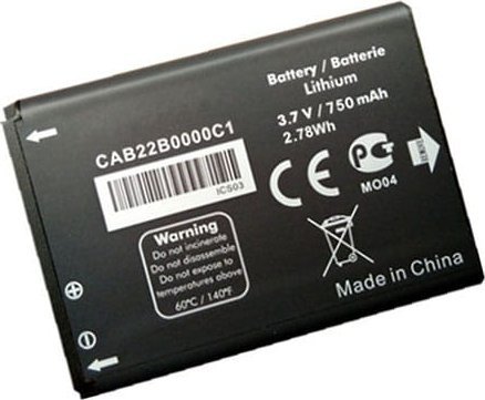 Bateria Alcatel Bateria ALCATEL OT-356 ONETOUC CAB22B0000C1 750mAh