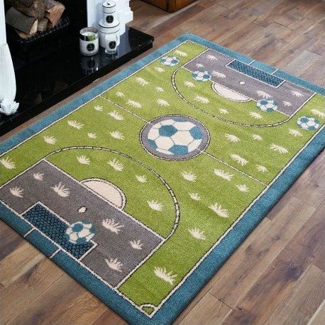 Dywany TURPOL Dywan dla dzieci BOISKO Szare 07 MONDO KIDS 120x170 cm