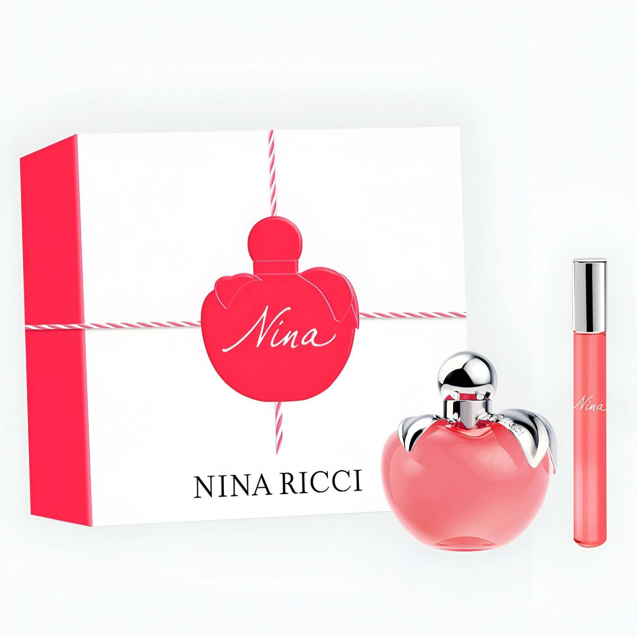 Set Nina Ricci: Nina Rouge, Eau De Toilette, For Women, 50 ml + Nina Rouge, Eau De Toilette, For Women, 10 ml For Women