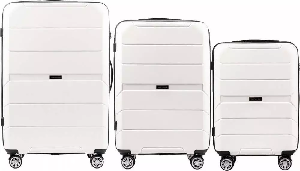 Kemer Zestaw 3 walizek KEMER WINGS PP05 Biały