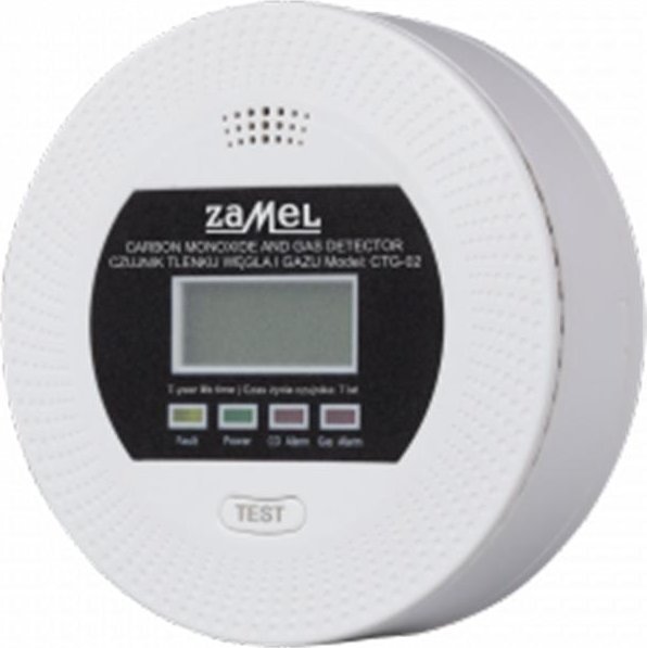 Zamel Czujnik tlenku węgla i gazu (2w1) CTG-02 GAR10000071