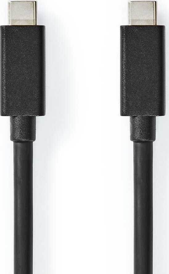 Kabel USB Nedis USB-C - USB-C 1 m Czarny (CCGP64020BK10)