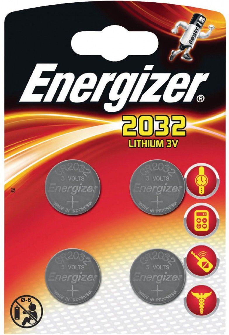 Energizer Bateria CR2032 4 szt.