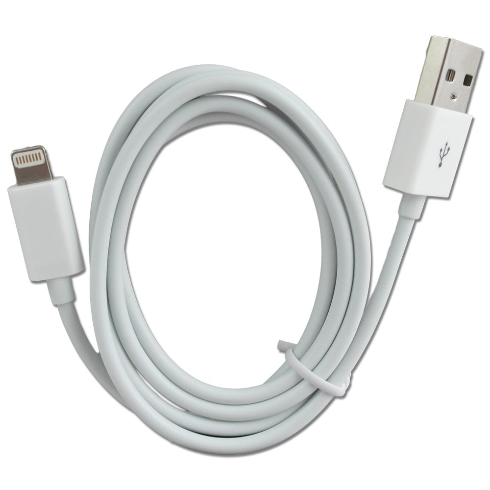 Kabel USB 2GO USB-A - Lightning 1 m Biały (794888)