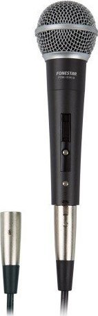 Mikrofon Fonestar Fonestar FDM-1036-B - Jednokierunkowy mikrofon dynamiczny, kapsuła kardioidalna, 40-15kHz, 3m XLR, włącznik
