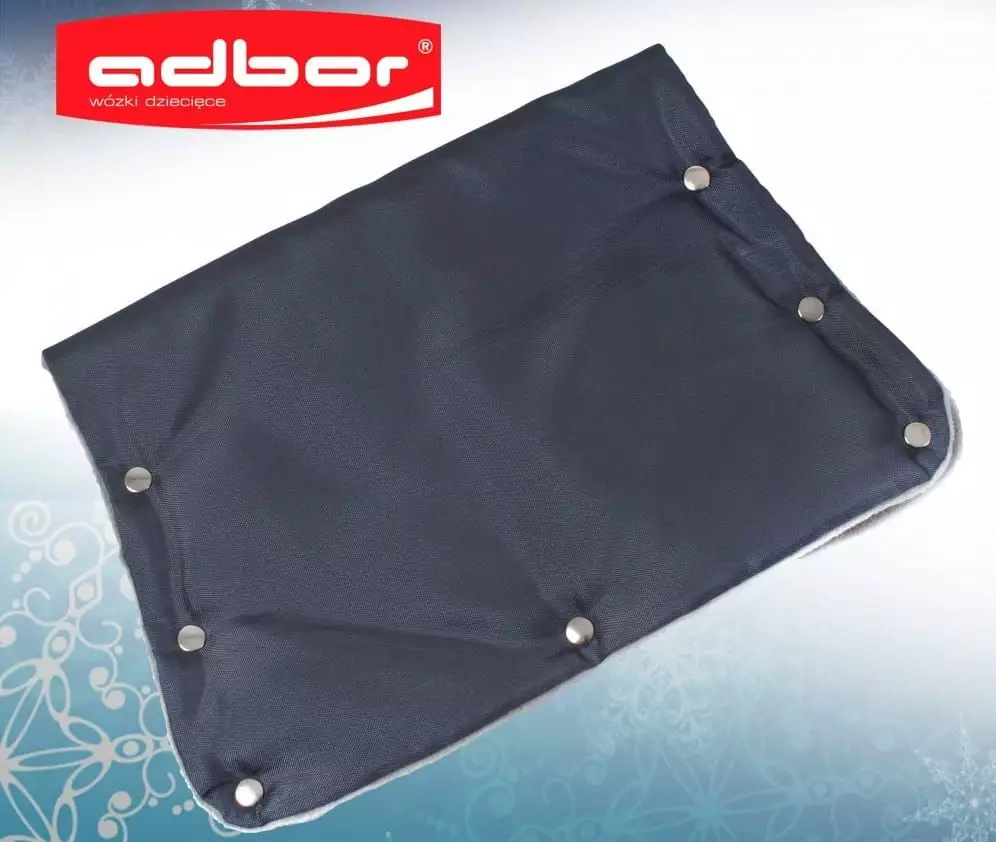 Adbor Mufka do wózka i sanek baranek, granat Adbor