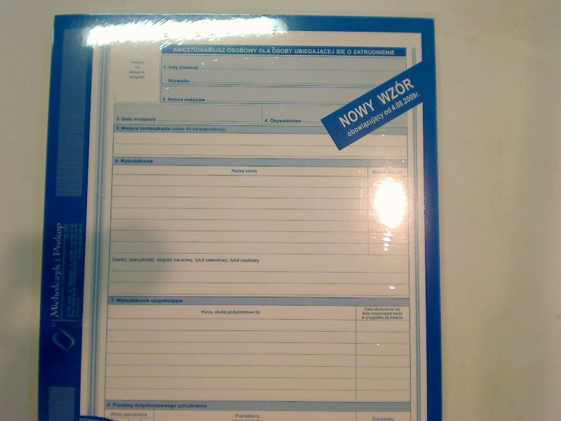 Michalczyk & Prokop Karta obiegowa (503-5)