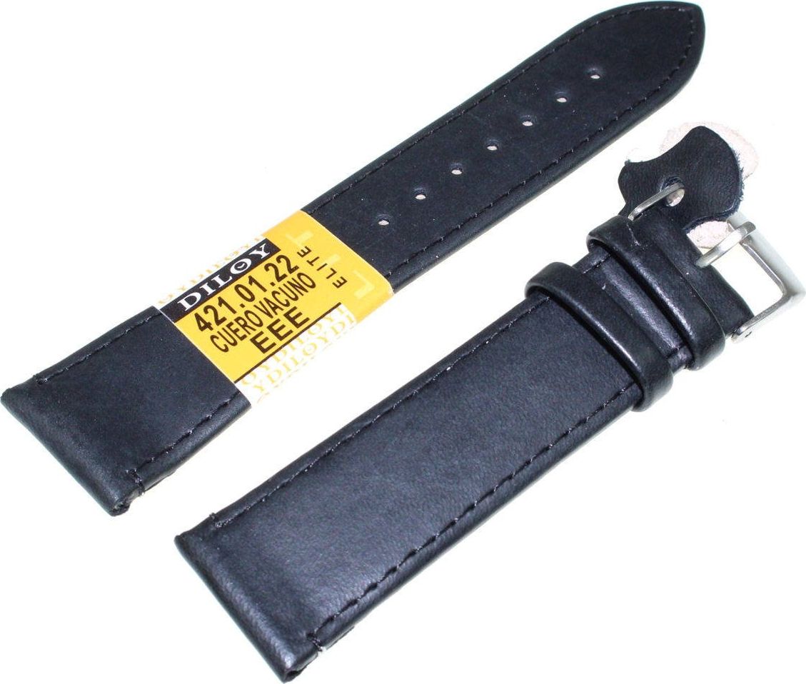 Diloy Skórzany pasek do zegarka 22 mm Diloy 421.22.1