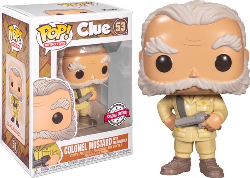 Figurka Funko Pop! Retro Toys Clue Colonel Mustard 53 Se