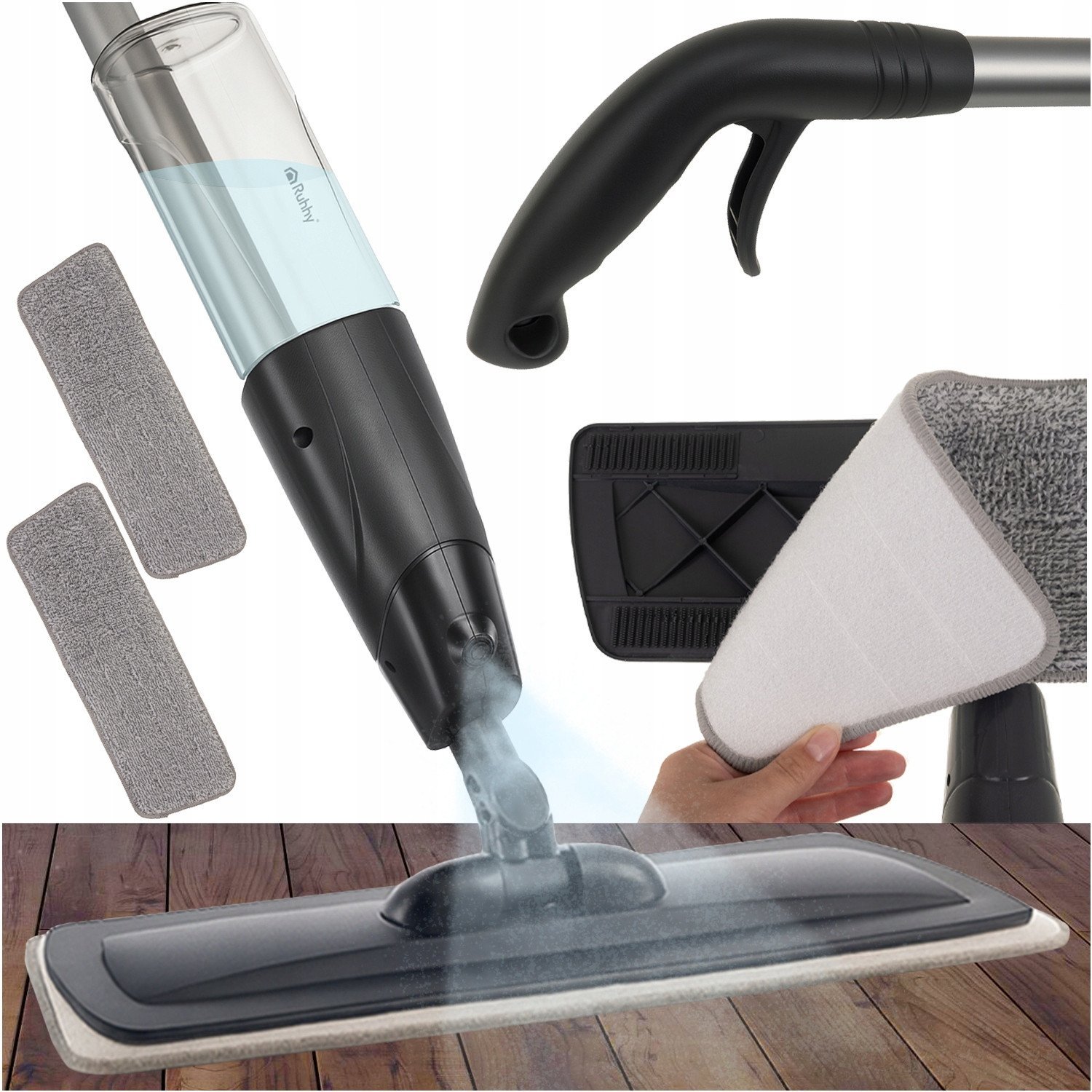 Mop ze spryskiwaczem 600ml Ruhhy 26152