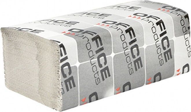 Office Products RĘCZNIKI ZZ OFFICE PRODUCTS 1W MAKULATURA SZARE (20 X 200)