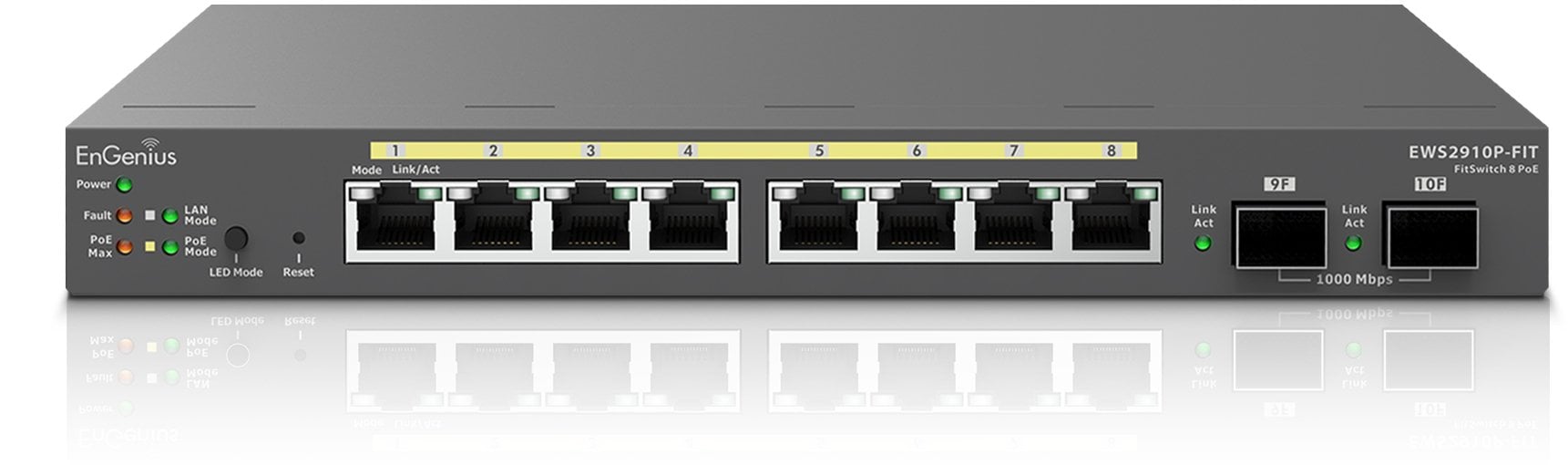 EnGenius Managed Switch 8-port GbE PoE