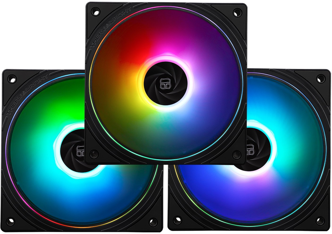Thermalright TL-S12-S X3 PWM ARGB Juodas 3vnt. (120mm) (Juodi) Ventiliatoriai