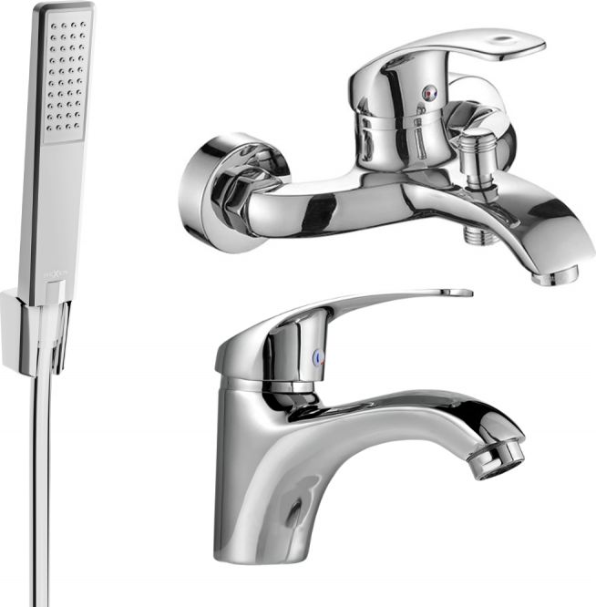 Mexen Mexen Fabia R72 zestaw wannowy, chrom - 746503R72-00