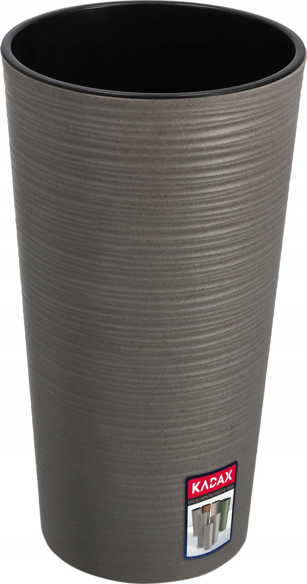 Kadax Doniczka Osłonka Na Kwiaty Ekologiczna Szara 30cm