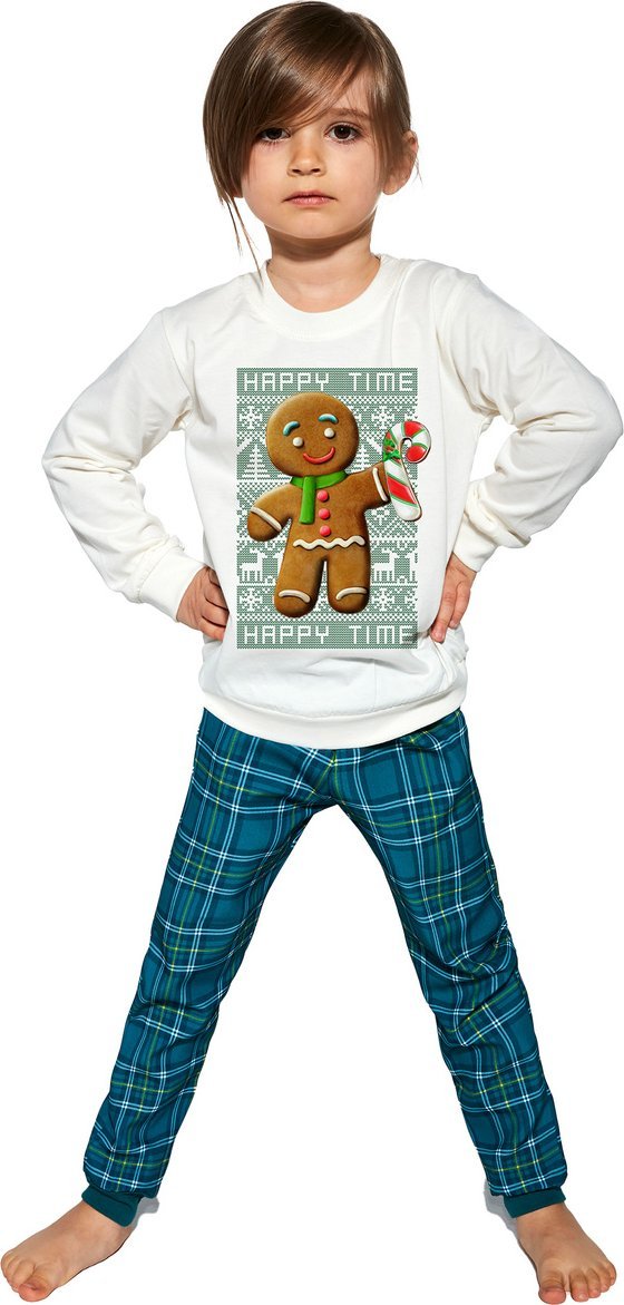 Cornette PIŻAMA CORNETTE KD-594/171 COOKIE 3 (kolor ecri, rozmiar 122-128)