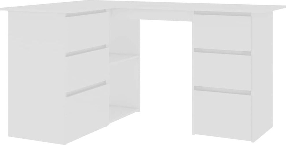 Biurko vidaXL 801089 Białe 145 cm x 100 cm