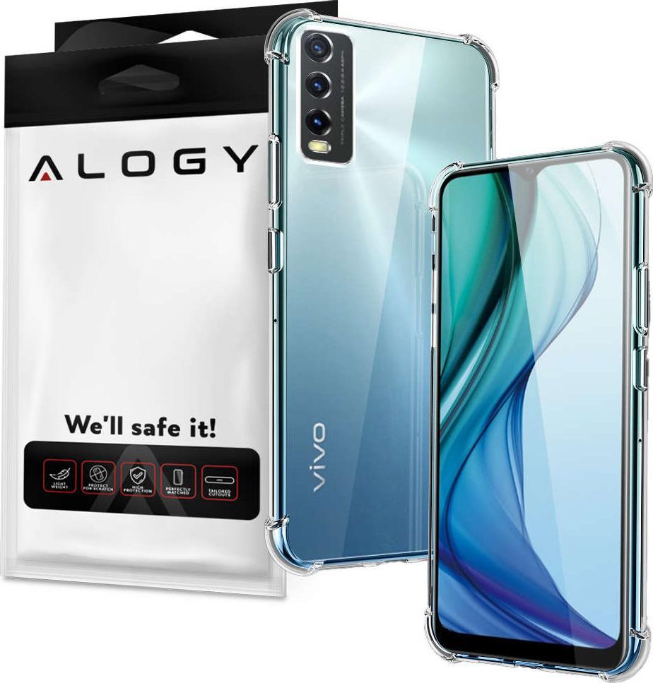 Alogy Etui na telefon do Vivo Y20s/ Y11s pancerne ShockProof Alogy Przezroczyste