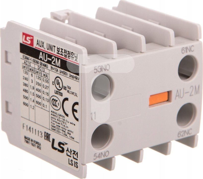 LS Styki pomocnicze przednie 2r AU-2M 2b - AU-2M 2b