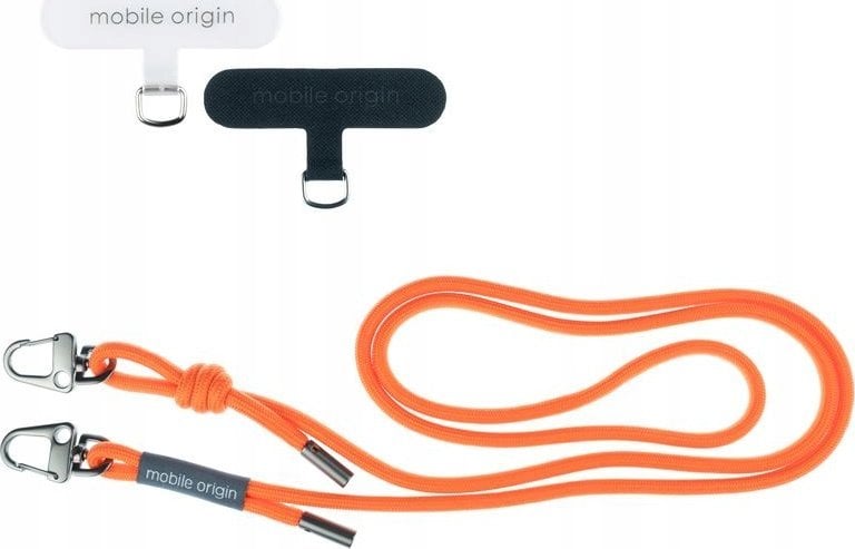 Mobile Origin Lanyard rope 6 mm, Orange, 82 - 163cm