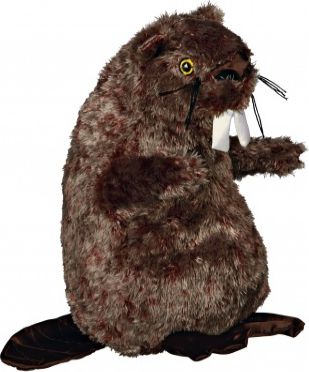 Trixie ZABAWKA BÓBR PLUSZOWY Z DŹWIĘKIEM, 27 cm