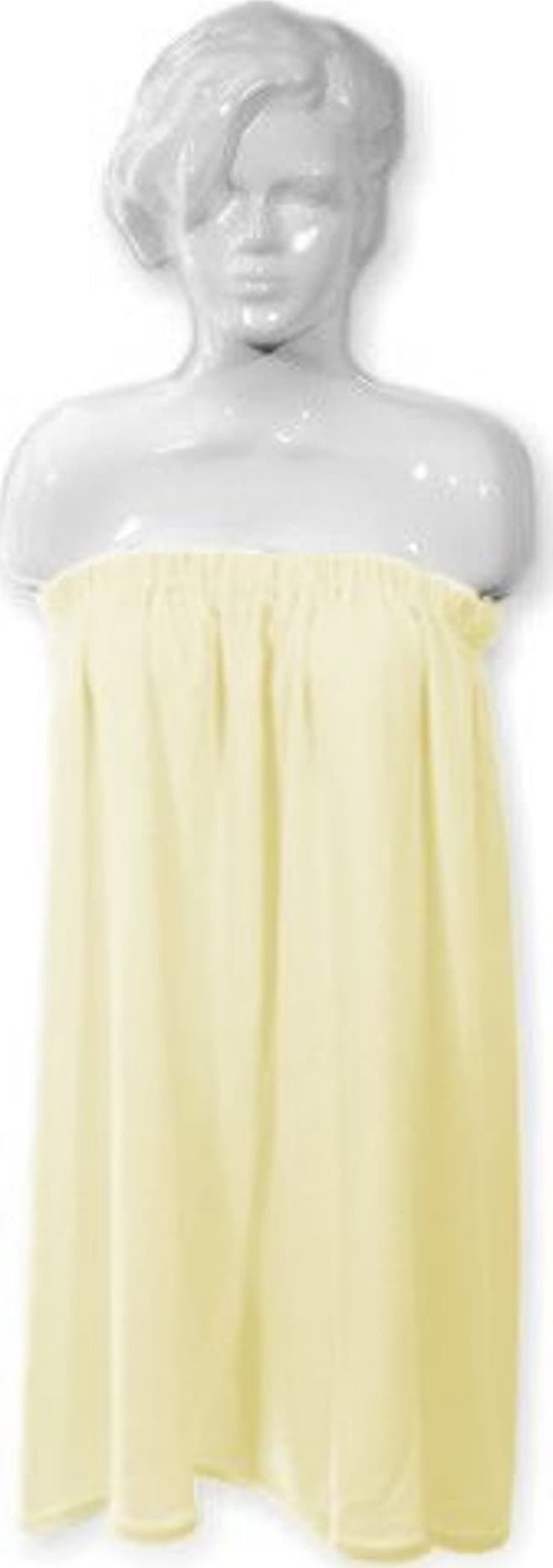 Activeshop Peleryna frotte kremowa nr 44