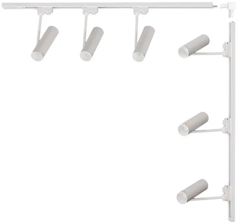 Przysufitowy zestaw jednoobwodowy 3576 szynowy biały