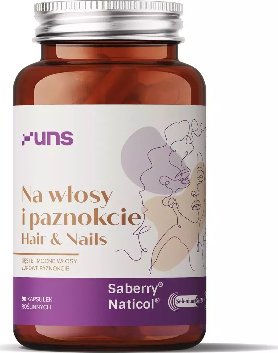 UNS NA WŁOSY I PAZNOKCIE 90 vege kaps.