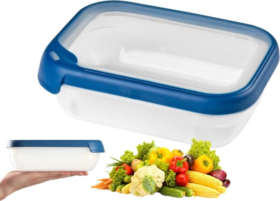 Pojemni GRAND CHEF Prostokątny 1,2 L Niebieski Curver do przechowywania żywności