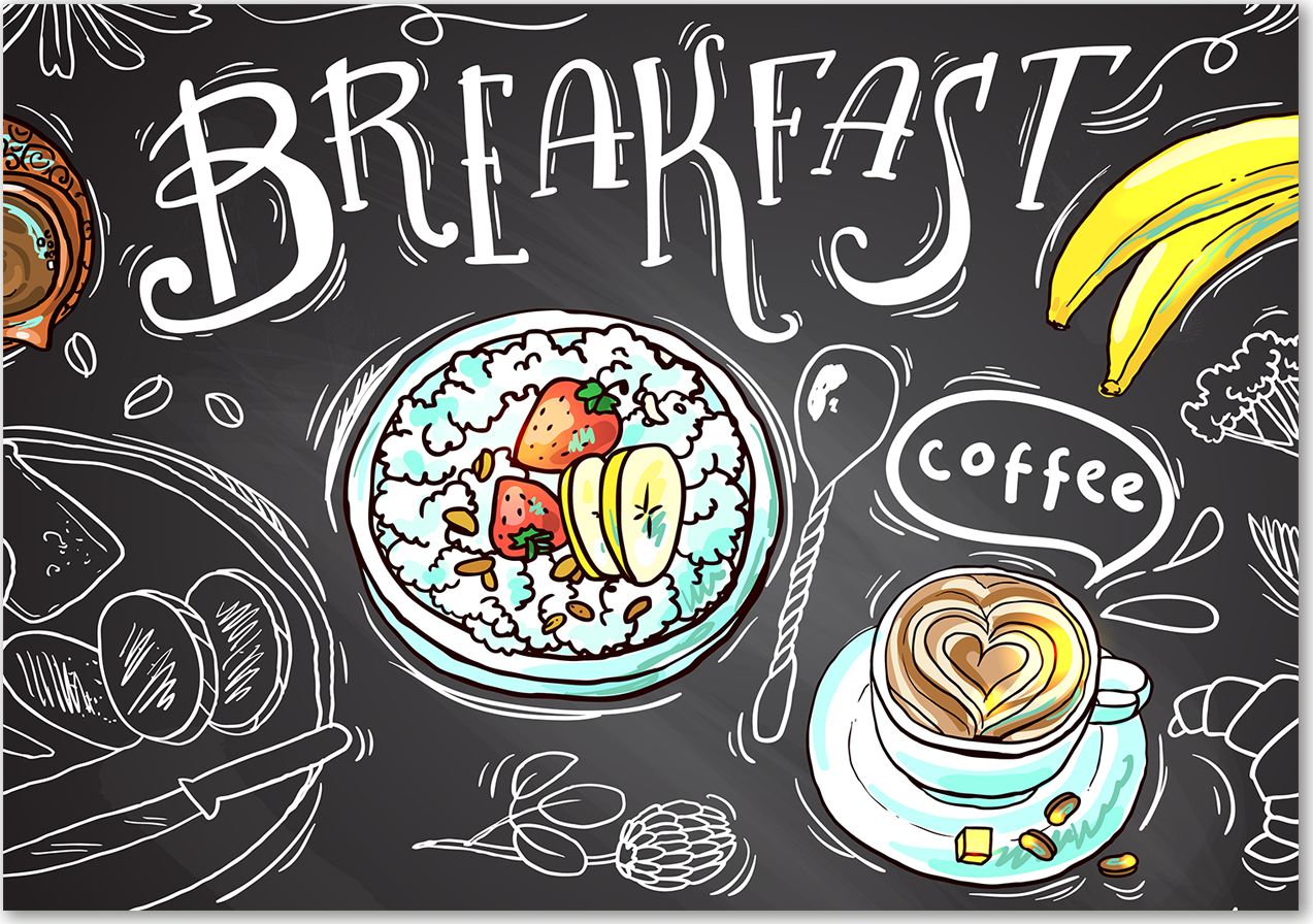 Tulup Tulup Obraz Na Szkle Hartowanym 100x70 Obraz Szklany Śniadanie