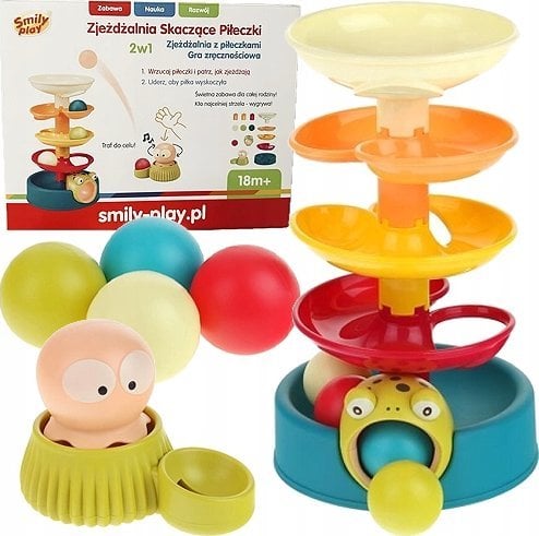 Smily Play Zjeżdżalnia skaczące piłeczki SmilyPlay SP84959