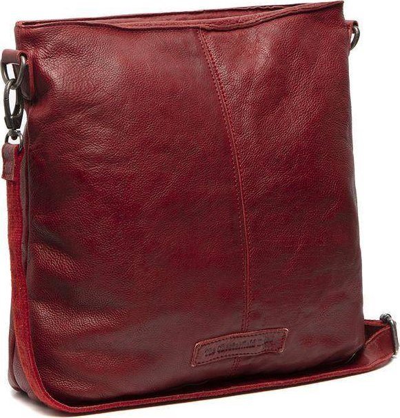 Kemer Torebka damska skórzana na ramię Czerwona