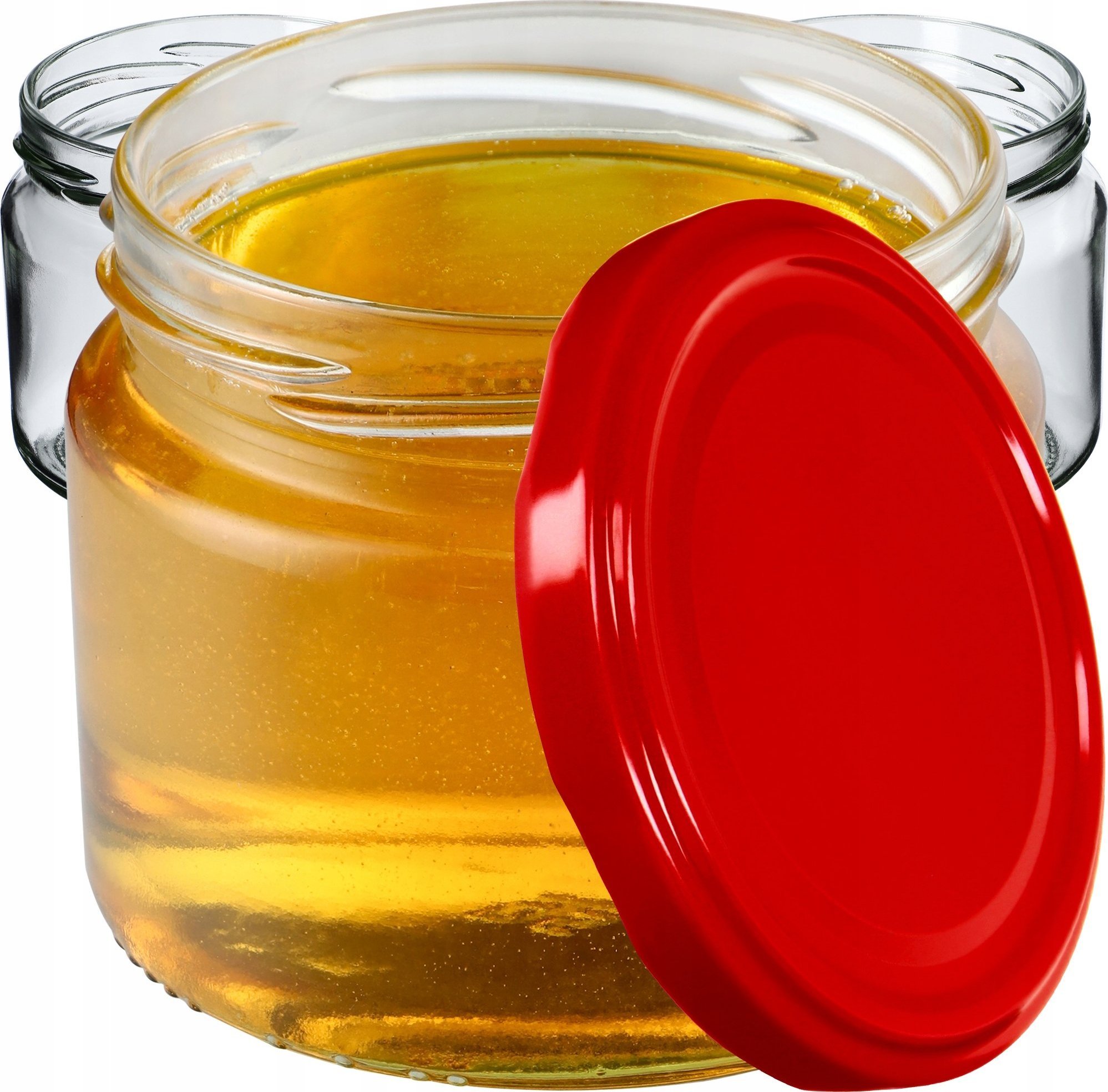 Kadax 50x Słoik Szklany 330 ml Dżem Miód Wieczko fi82
