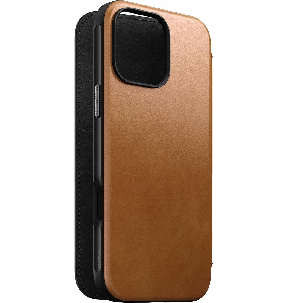 Nomad Leather Folio, english Tan-C - iPhone 16 Pro Max
