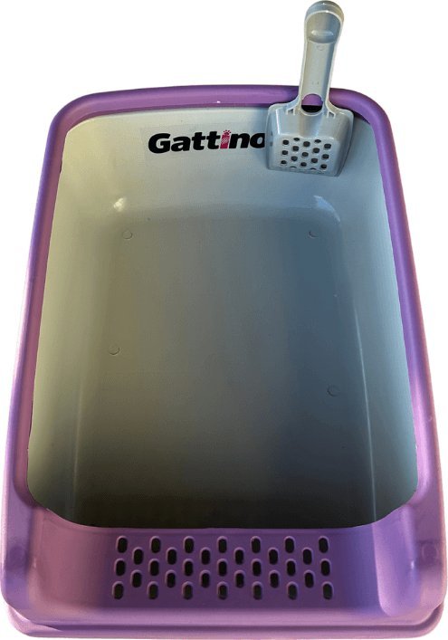 Gattino Kuweta fioletowa z łopatką 20cm x 35xm x 50cm