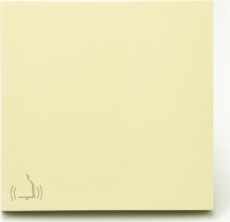 Efapel EFAPEL LOGUS90 KLAWISZ DO ŁĄCZNIKA ZWIERNEGO Z SYMBOLEM DZWONEK KOŚĆ SŁONIOWA 90605 TMF