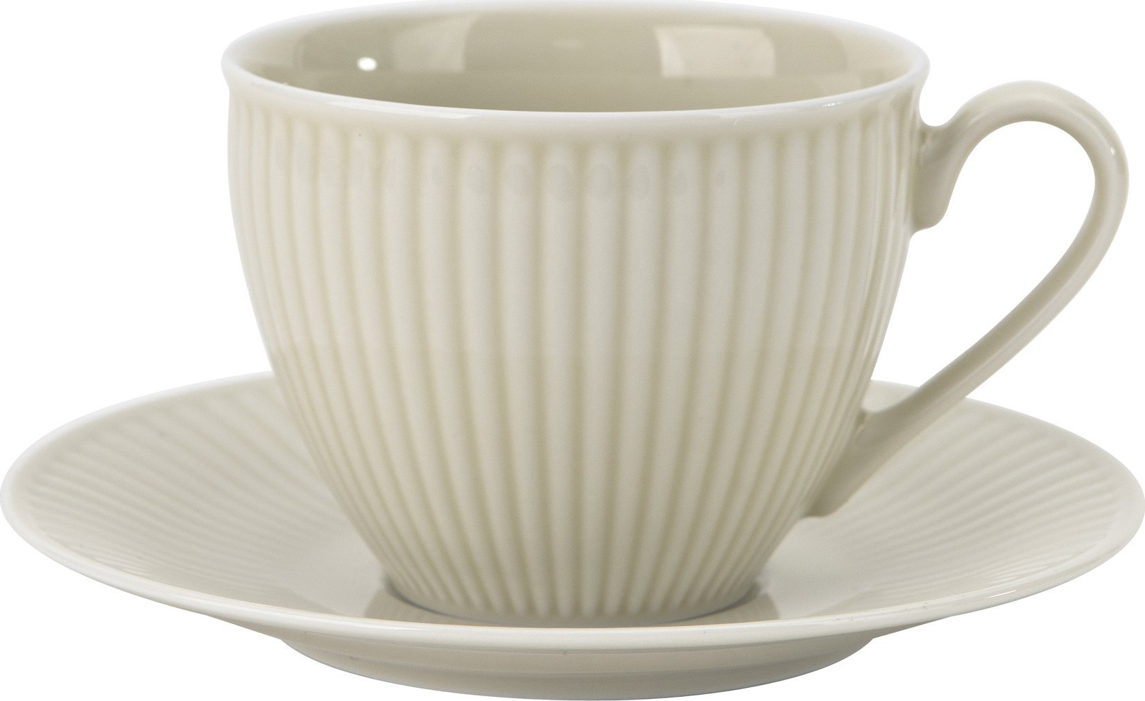 Ćmielów Filiżanka 320 ml + spodek Dalia Kremowa