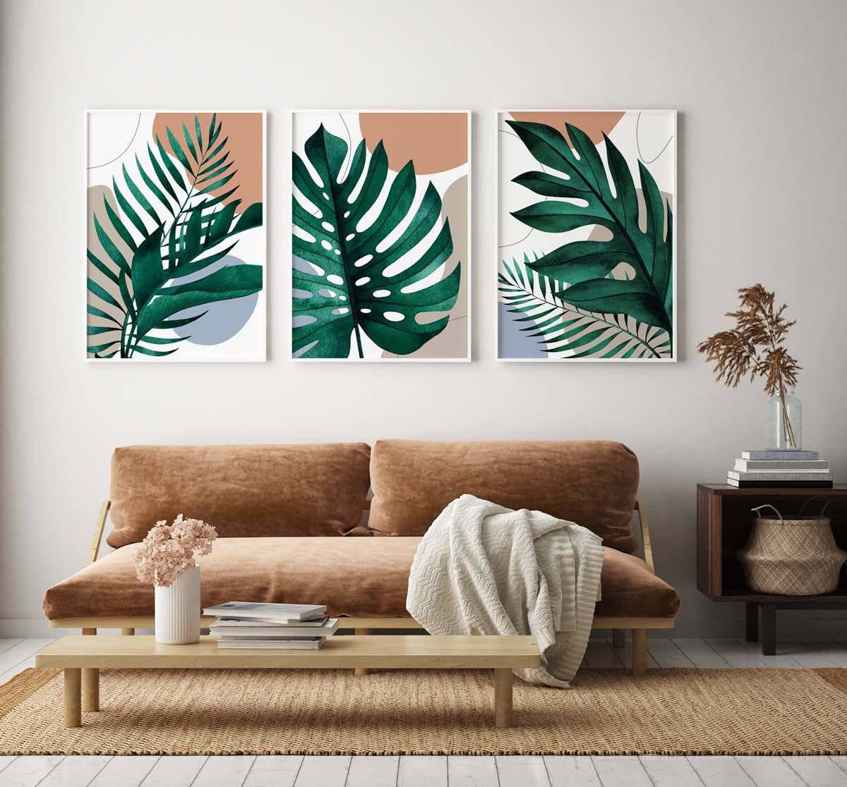 Hog Studio Zestaw 3 plakatów Boho Plants (61x91cm)