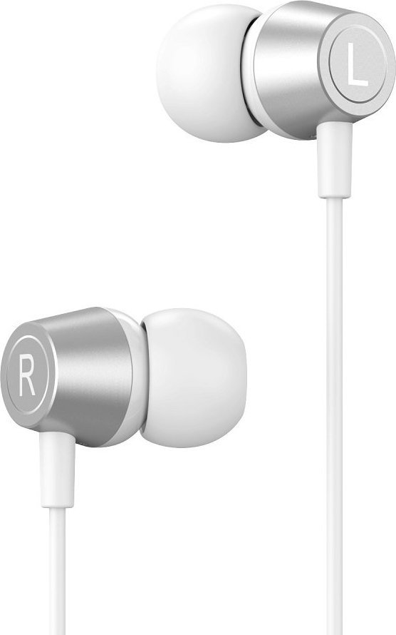 Słuchawki XO Xo Słuchawki Przewodowe Ep59 Jack 3,5Mm Dokanałowe Białe