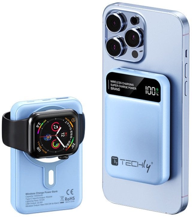 Ładowarka power bank 10 000 mAh bezprzewodowy magnetyczny