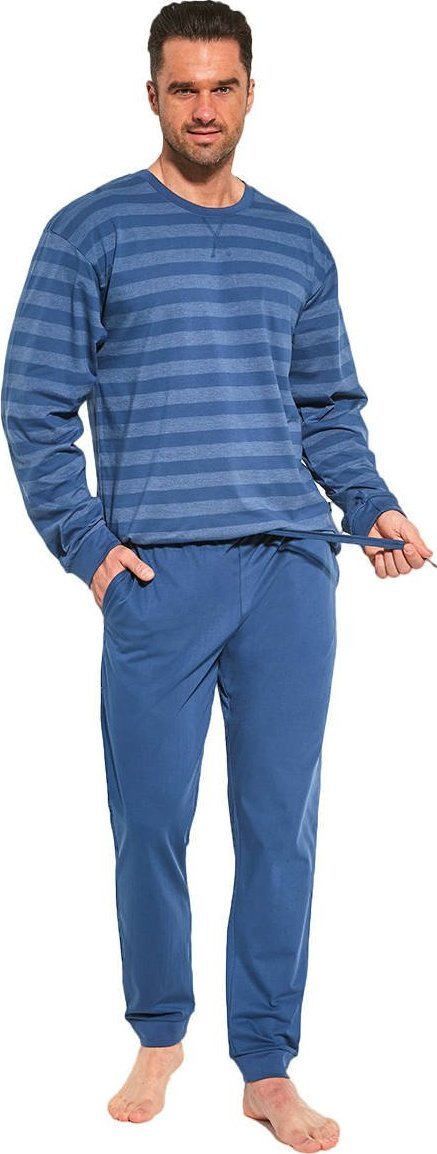 Cornette Bawełniana długa PIŻAMA MĘSKA Cornette Loose 10 117/207 L
