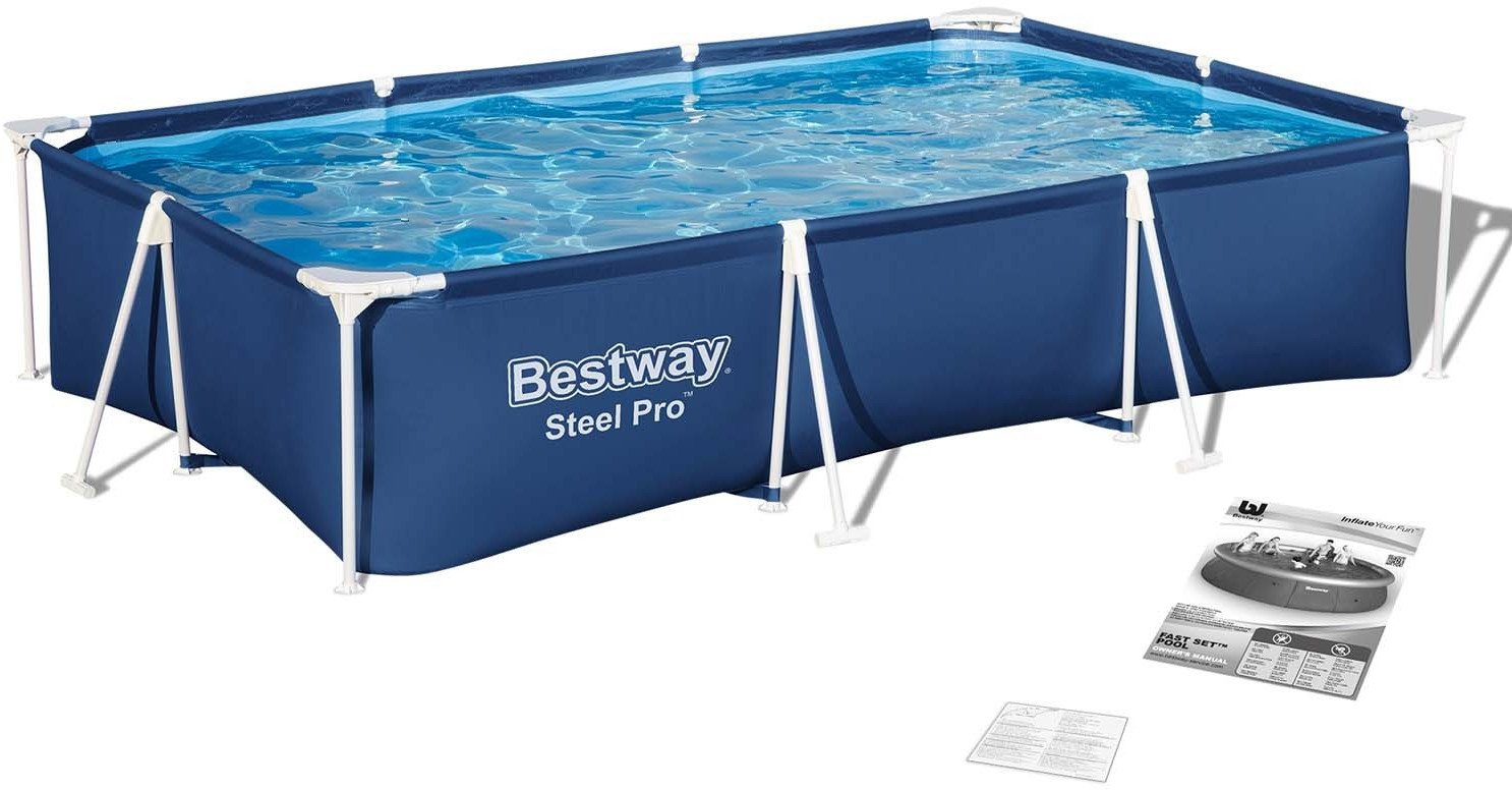 Basen ogrodowy stelażowy 300 x 201 x 66 cm 5w1 Bestway 56404N