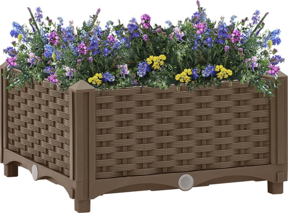 vidaXL Donica do podniesionej rabaty, 40x40x23 cm, polipropylen