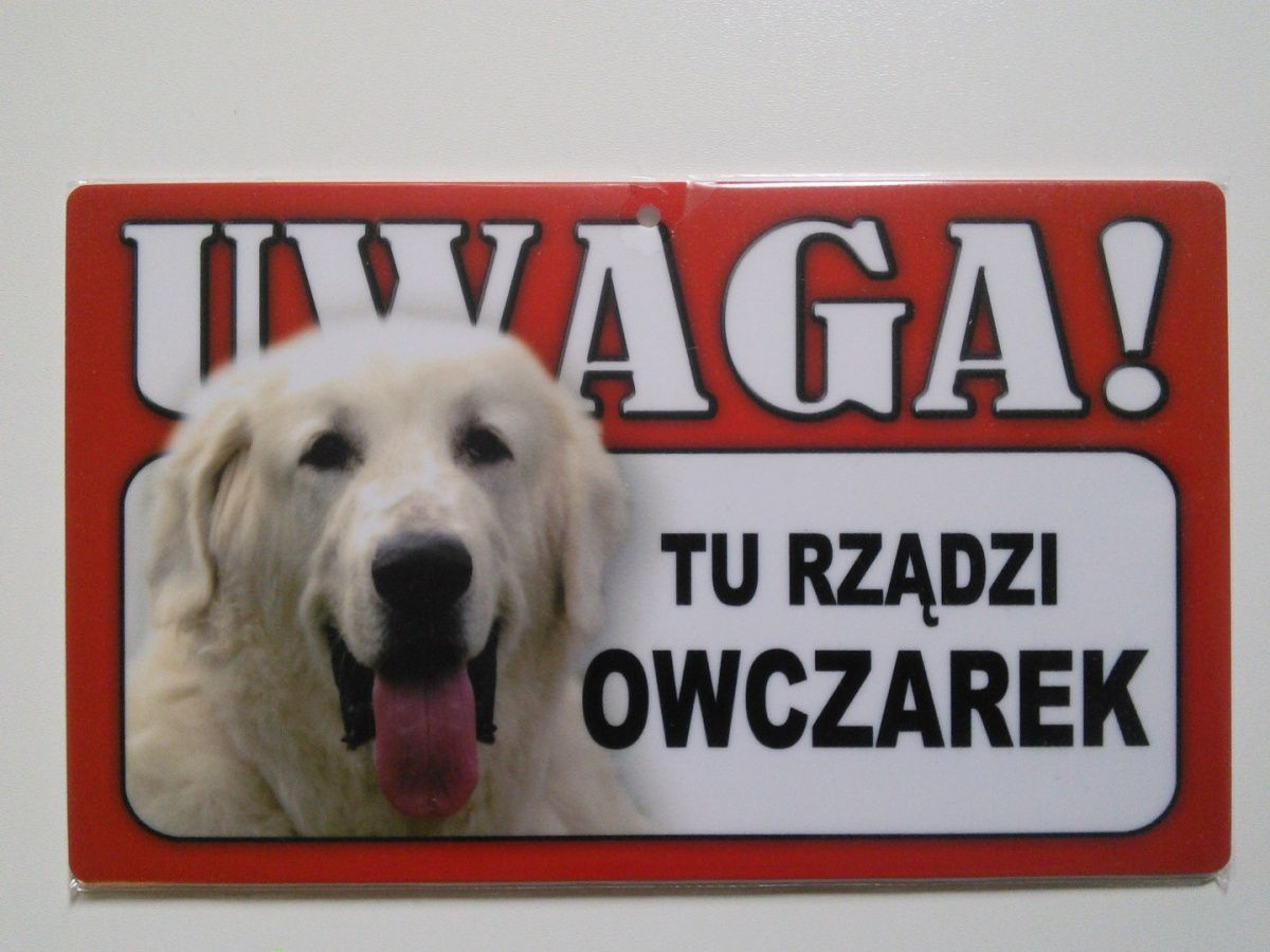 Power Gift Tabliczka ostrzegawcza PVC