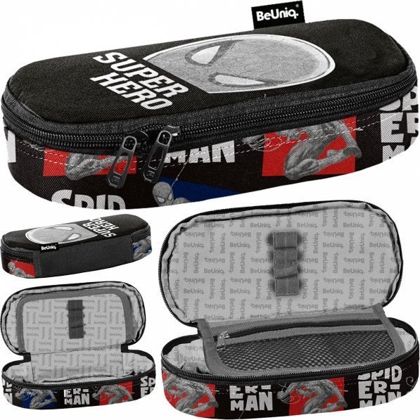 SPIDERMAN PIÓRNIK BeUniq ETUI SZKOLNY USZTYWNIANY CHŁOPIĘCY PASO